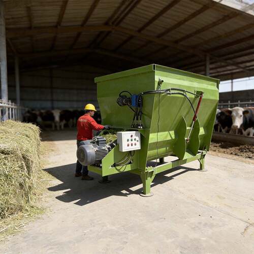 全自动卧式tmr搅拌机 养牛场日粮制备机 牛羊饲养场饲草拌料机