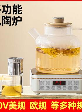110V电陶炉茶炉煮茶器电茶炉电茶具多功能养生炉茶炉多功能煮咖啡