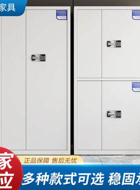 带锁文件柜电子保密柜国宝锁文件柜单双节财务档案柜资料储物柜