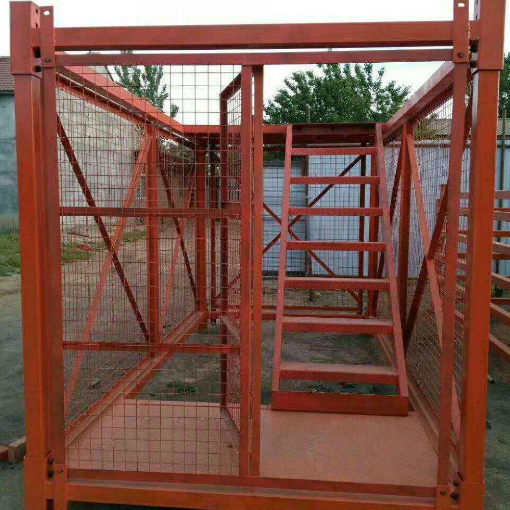 广东现货安全梯笼路桥施工程笼梯梯笼厂家发货爬梯梯笼施工平台