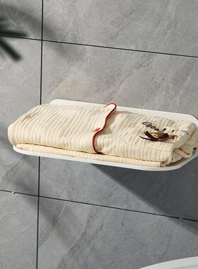 Foldable Storage Rack Wall-Mounted Folding Board for Bathroo