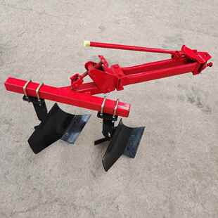 手扶双铧犁履带式微耕机配双铧犁手扶拖拉机双铧犁 铧式犁
