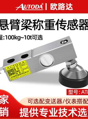 高精度悬臂梁称重传感器10T称重模块1T小地磅传感器AT8517