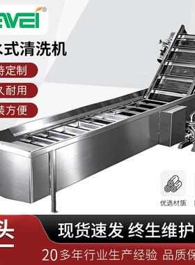 厂家供应果蔬清洗机柑橘高压气泡清洗机药材清洗机淋水式清洗机