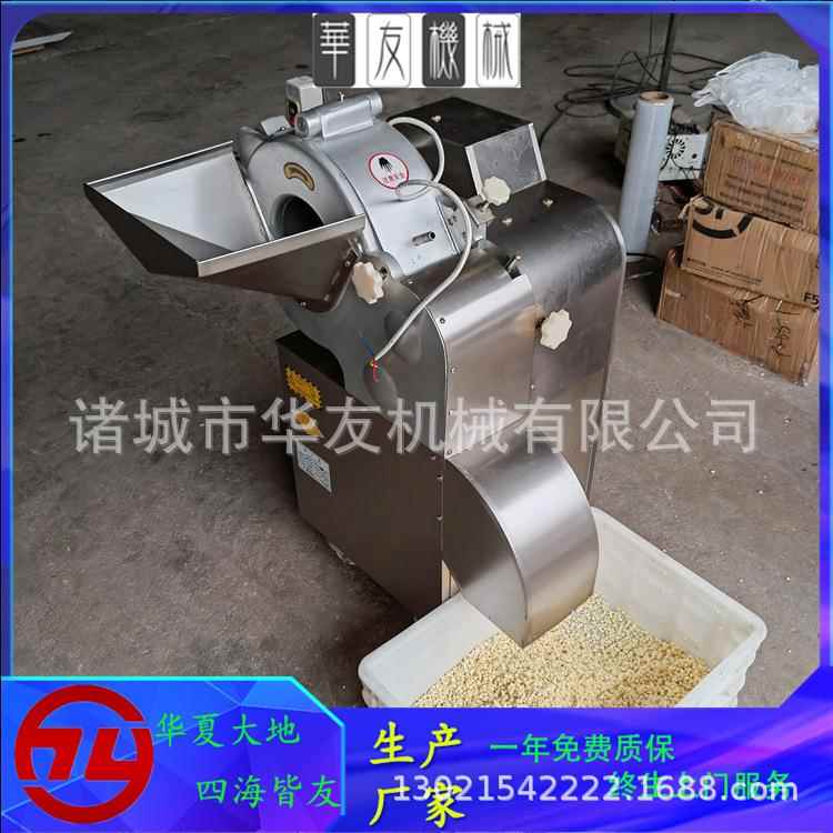 不锈钢果蔬高速切丁机芒果三维切粒机冷冻草莓切丁设备