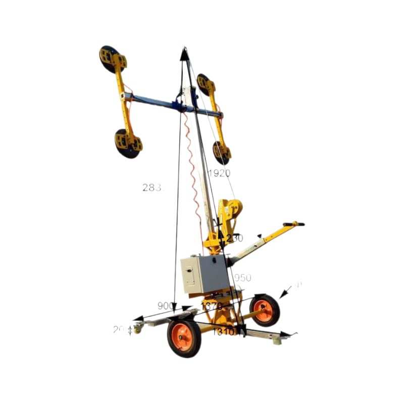 小型真空吸盘手推车电动吸盘搬运车玻璃移动机械手升降吸盘车