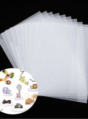 10PCS Heat Shrink Plastic Sheet Shrinky Film Paper for Adult