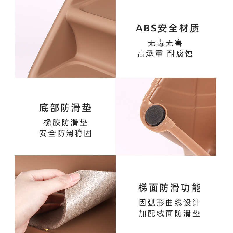 泰狗狗家用猫防滑床边塑料楼梯折叠宠物梯子上床迪犬爬梯台阶小型