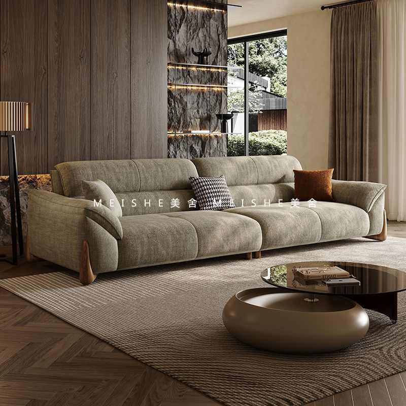 意式极简猫抓布沙发防猫抓客厅现代简约大小户型直排磨砂布艺沙发,住宅家具,布艺沙发,淘宝优惠券,粉丝福利购,淘宝优惠卷