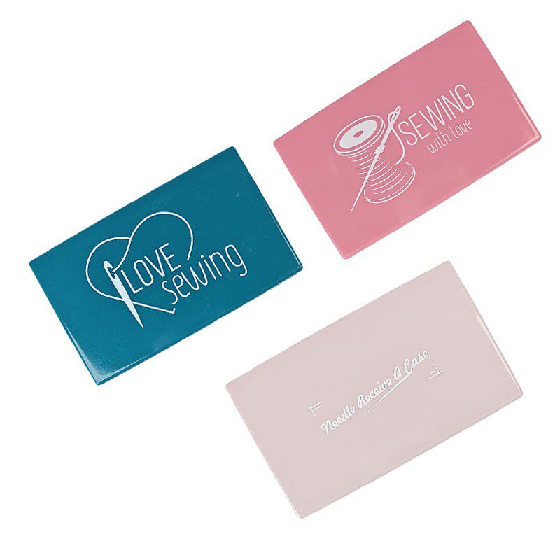 DIY磁性吸针器手工/磁力针插/珠针收纳 塑料吸针盒/粉色吸针盒