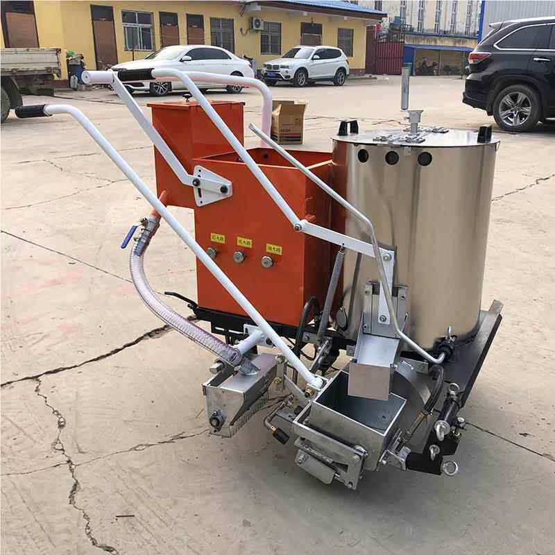 交通道标机 路面热熔划路0线一体机 手推式10线L热熔划线机