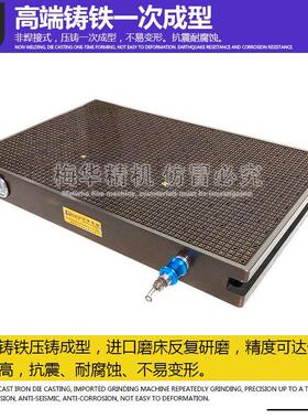 梅华CNC真空吸盘工业吸盘加工中心磁盘铝板夹具气动吸附平台