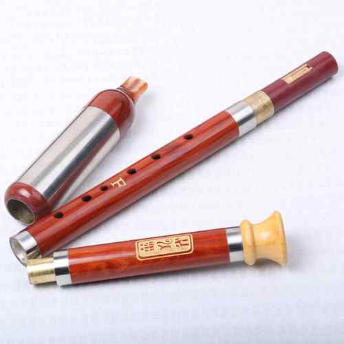 正品F蓝孔雀品牌 红檀木竖吹巴乌 C 降B G 调 巴表型乌 云演南乐