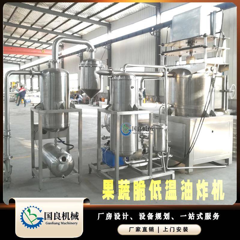脆香枣洋圈油炸设香葱菇秋葵低温真空油炸机酥QXB小黄鱼备真空油
