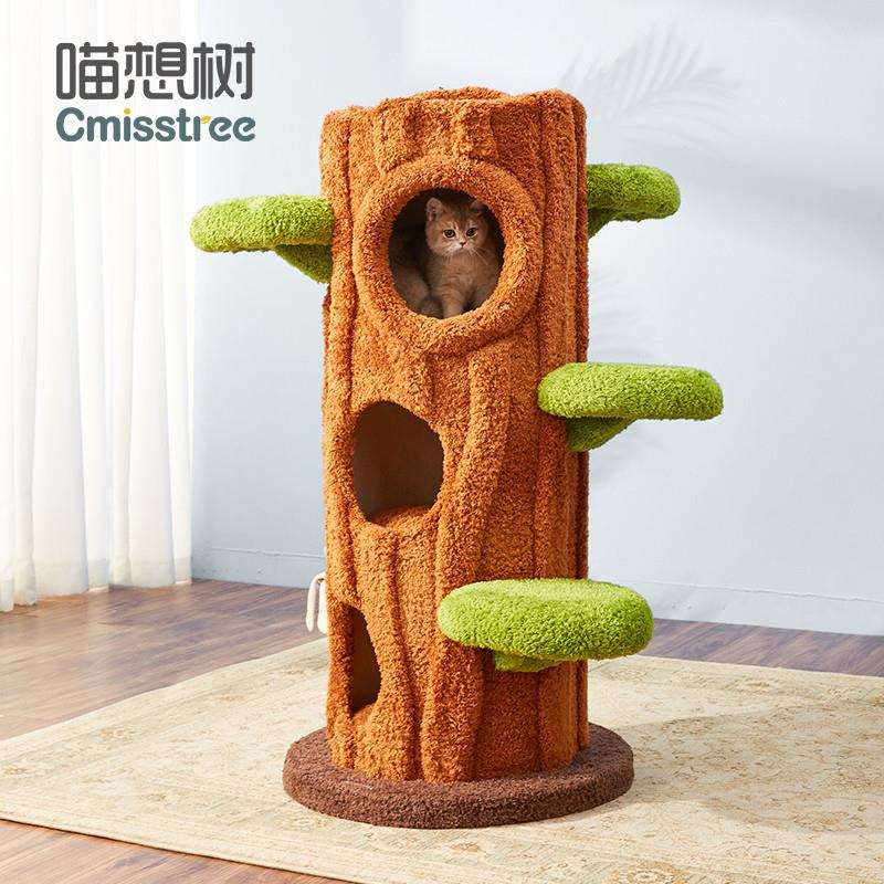 闵联【树洞系列】喵想树实木猫爬架猫窝网红一体不占地猫剑麻耐磨