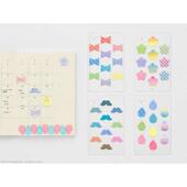 便利贴 标记贴 第2弹 日本 4款 透明N次贴 10个图案 选 Midori