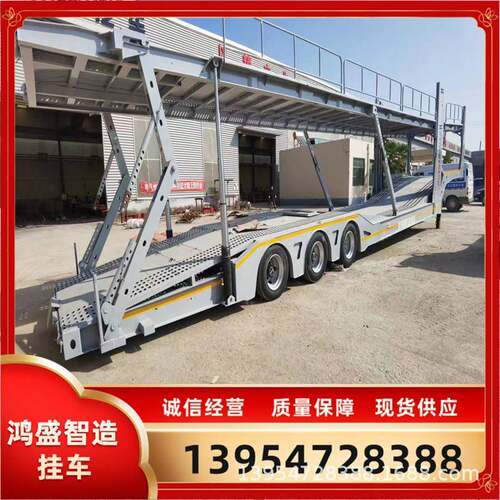 出口笼车 轿运8位车辆运输半挂车 双桥轿车乘用运输车轿运车