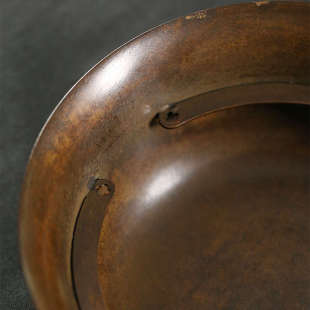 藤编壶垫铜壶承紫砂壶托茶承储水式干泡台小茶台养壶底座茶具