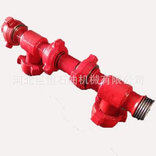 河北厂家可调高压节流管汇四通 四通三通管汇 API6A节流管汇四通