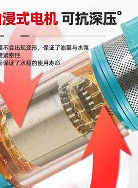 QMEHD水多级抽程水泵家用20v清水泵高扬小老2鼠泵高压农用灌溉潜