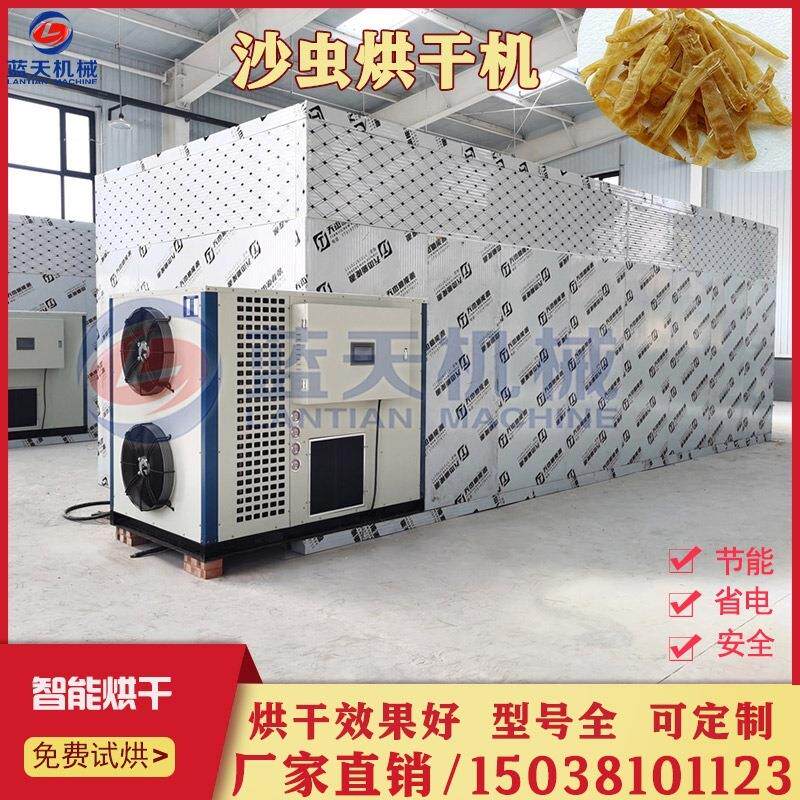 广东沙虫烘干机 空气能沙虫干海肠皮烘干箱 沙肠子智能控温烘干房