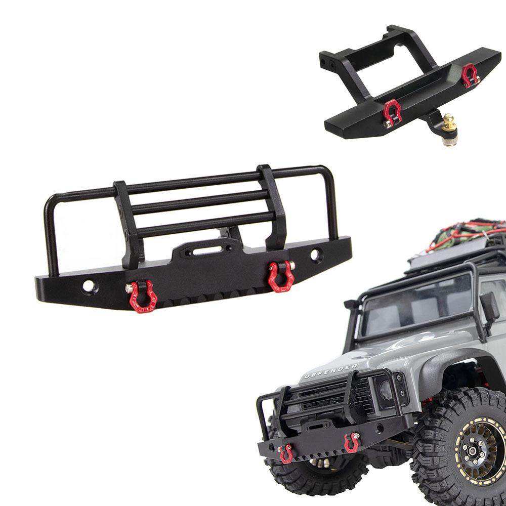 Traxxas1/18TRX4M路虎卫士trx4m荒野前杠后杠升级配件护杠图片