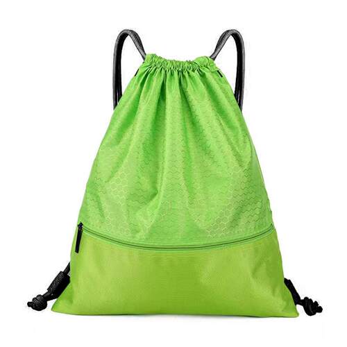 双肩包防水口袋运动健身涤纶布袋