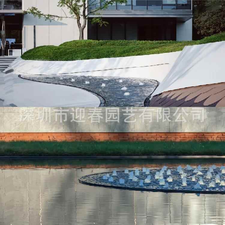 锈钢全铜涌泉鼓泡音喷水池喷头乐不喷旱喷水618景水泉秀带灯光户