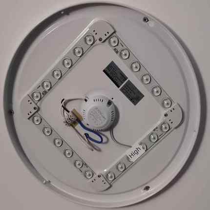 Led吸顶灯灯芯口方形磁性家用更换灯面板节能模块卧室改装灯片