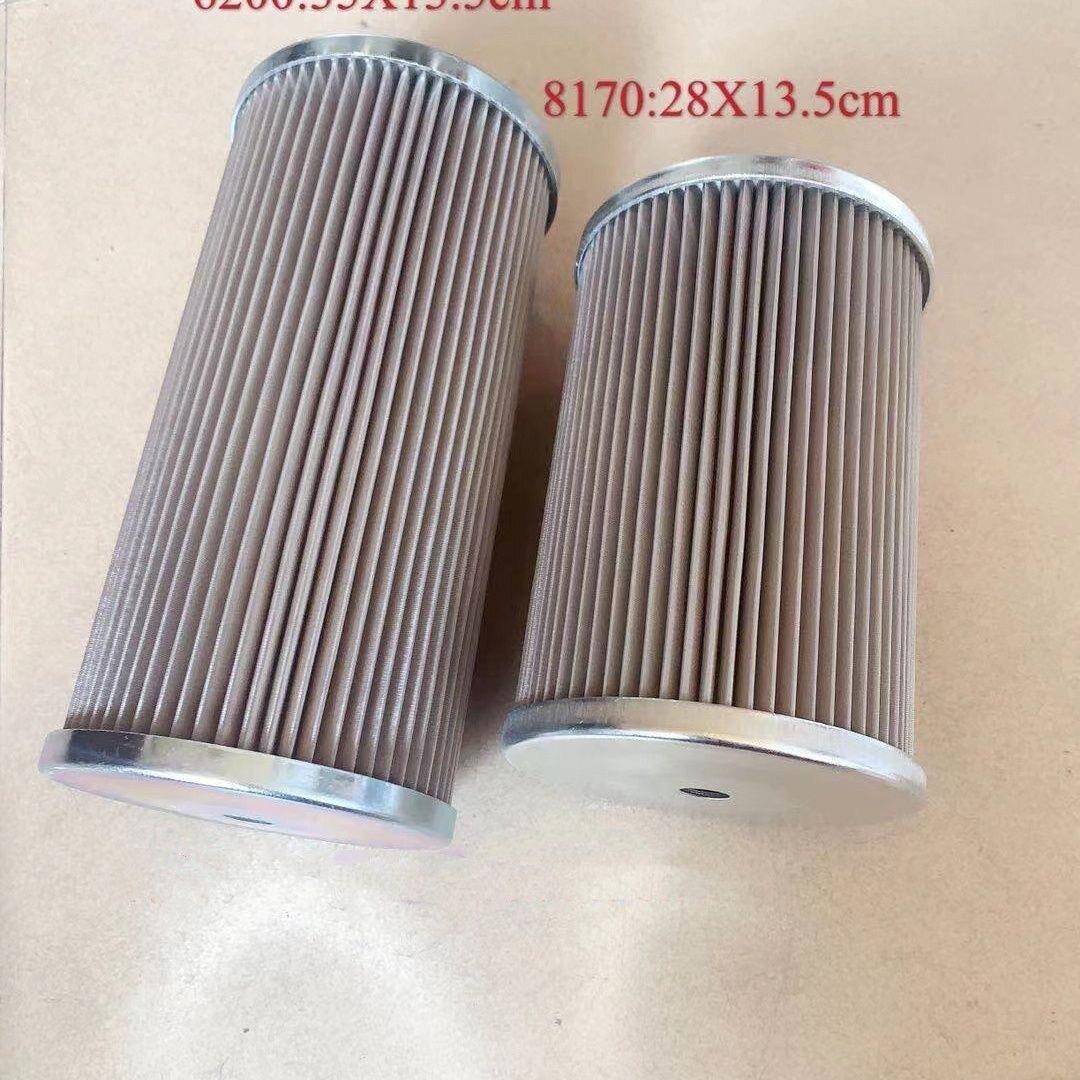潍柴淄柴专用机油滤芯6160、6170、8170、6200柴油机折叠滤芯配件图片