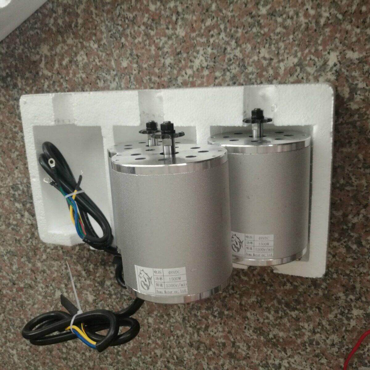 48v1500w无刷中置电机电动车用电机直流电动车大功率电机