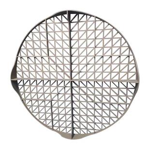 pp喷淋塔填料加强格栅板圆形塑料网格板一体加强格栅灰色耐腐