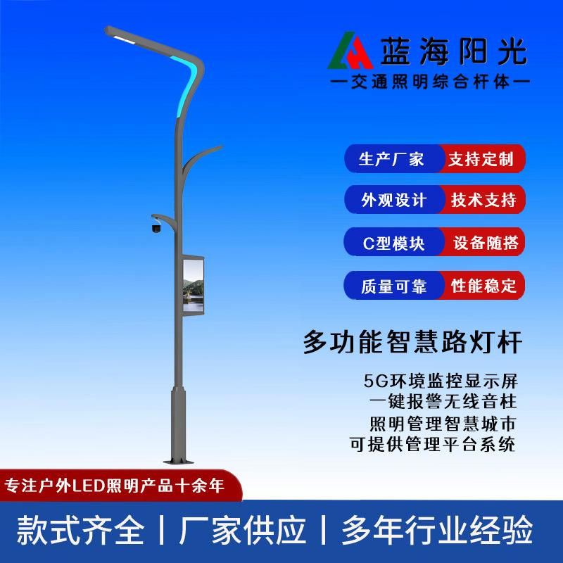 青岛智慧多功能路灯智慧路灯监控路灯WIFE路灯LED显示屏路灯厂家