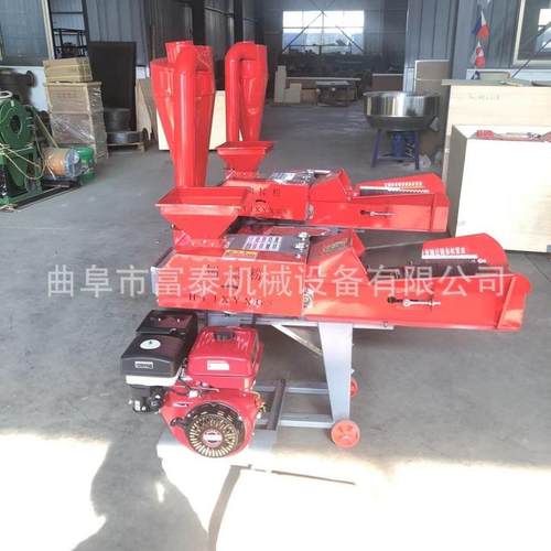 养殖鸡鸭鹅牛羊猪青饲料粉碎铡草机玉米饲料粉碎机家用铡草机