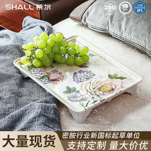 点心大托盘 高脚盘下午茶盘甜品台蛋糕架摆台水果盘家用茶具盘欧式