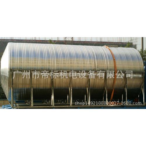 热销供应大型酒店10吨不锈钢水塔304板冷水塔