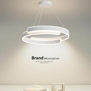 极简卧室房间吊灯设计感2026年新款 北欧温馨现代简约圆形餐厅灯具