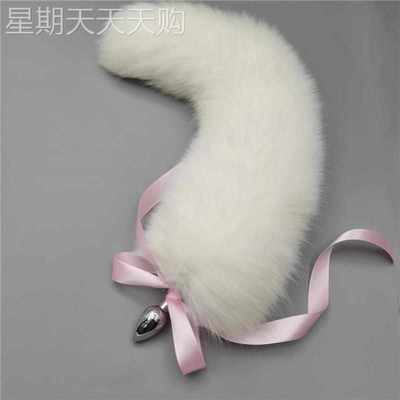 真毛尾巴插件小号狐狸猫咪cosplay道具大尾巴可拆卸狗狗角色扮演