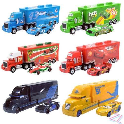 Pixar Cars 3 Toys Car 1:55 Lightning Mcqueen Mack Uncle Truc
