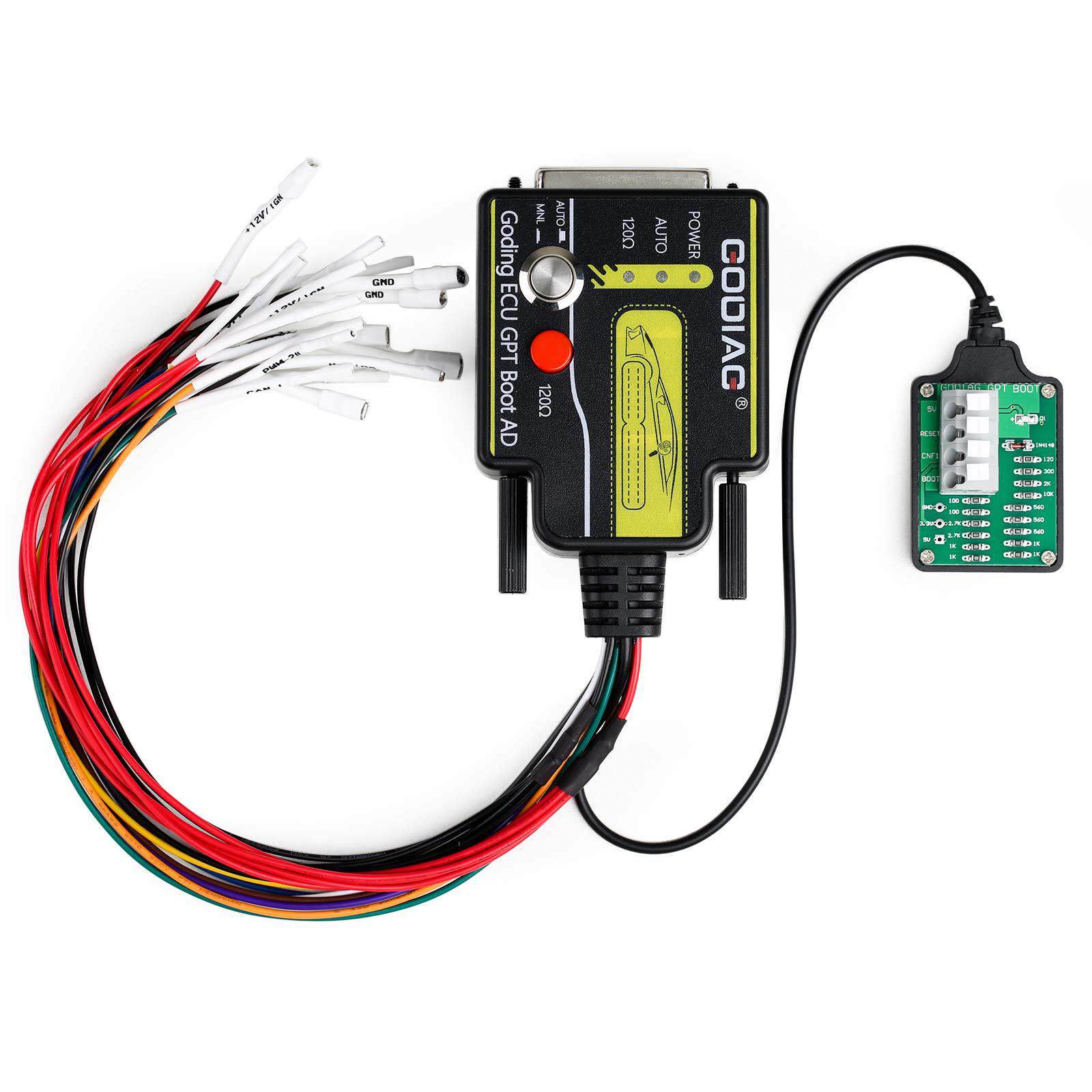 Godiag GPT Boot OBD2 AD GPT1 2 Module 71 ECU读写防短路适配器