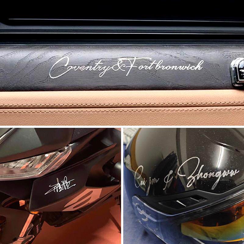 金属车贴定制汽车贴纸定做字母创意个性车友会3d立体文字车标设计