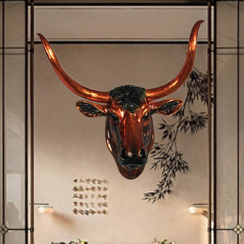 美食火街饰餐20210128饮店牛肉挂面馆烧烤锅店门头墙面装件壁挂壁