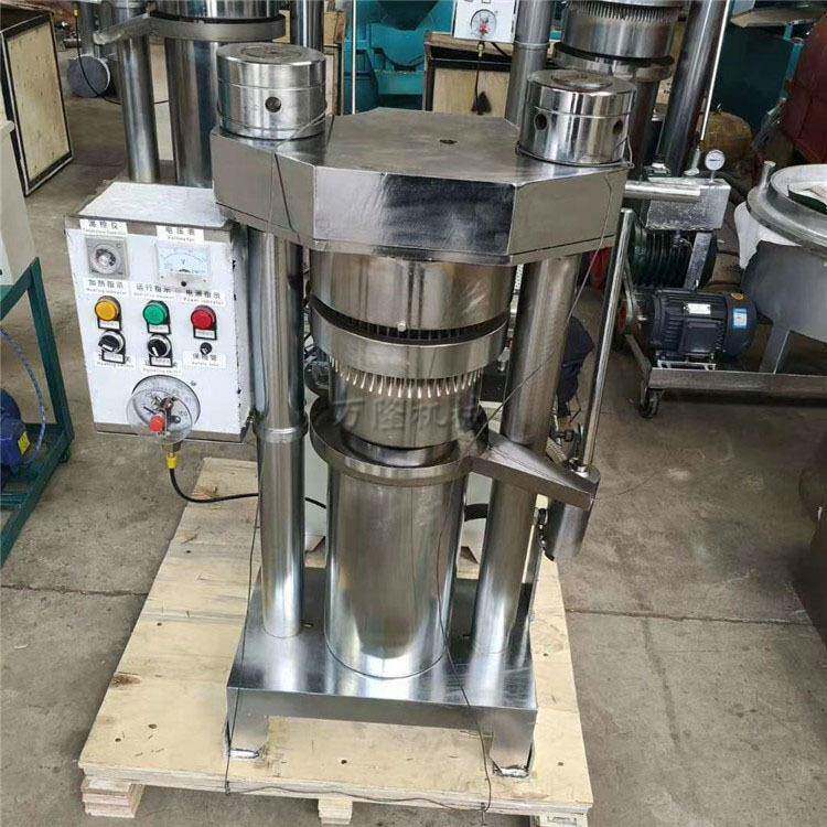 全自动韩式液压榨油机小型家用芝麻香油机立式山茶籽油茶果榨油机
