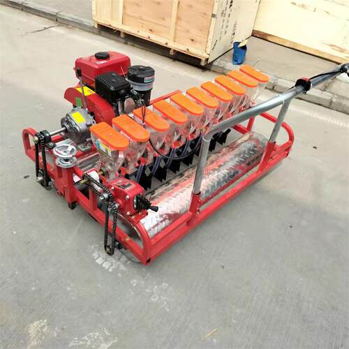 汽油自走大葱香菜蔬菜播种机草坪花卉点播机拖拉机带播种机