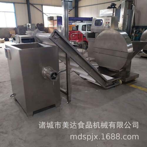 冻肉盘刨碎机圆盘式刨肉机商用产品大型全自动冻肉刨肉设备