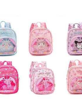 kuromi backpack儿童pu双肩包卡通迷你书包kid mini ita bag