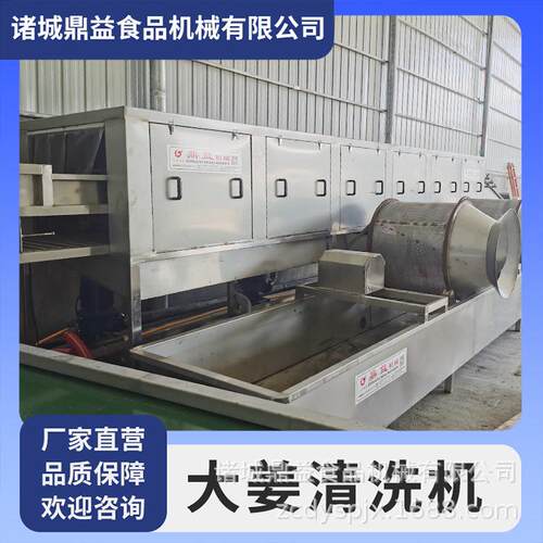 鼎益生姜去泥清洗机大姜喷淋去泥沙洗姜机高压喷淋洗姜机设备