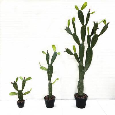 欧大型真仙人掌人盆AL-66040栽假仙柱摆件仿仿真植物盆北景室内客