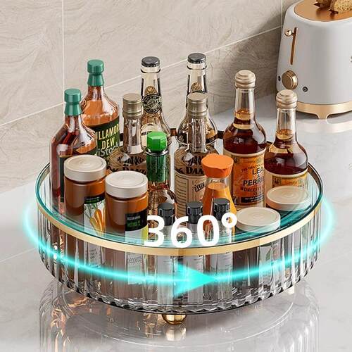 Kitchen Spice Rack Rotating Organizer for Countertop, Multi-