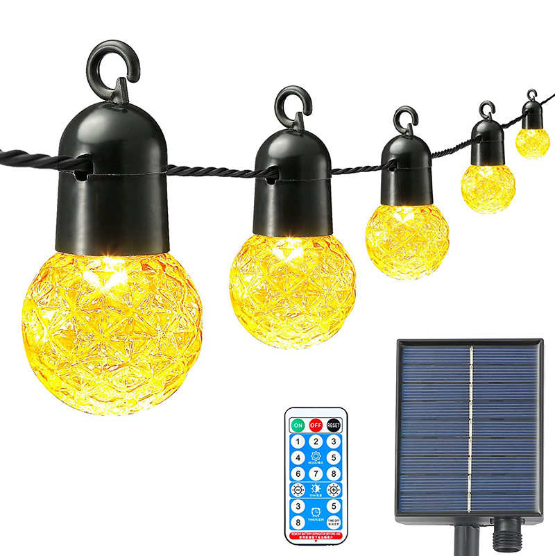 灯花园太阳能灯泡ledg40露营球宿装饰圆球串灯派婚庆民户外防水